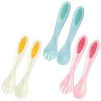 3 sets of baby cutlery cartoon training tableware kids eating spoons forks