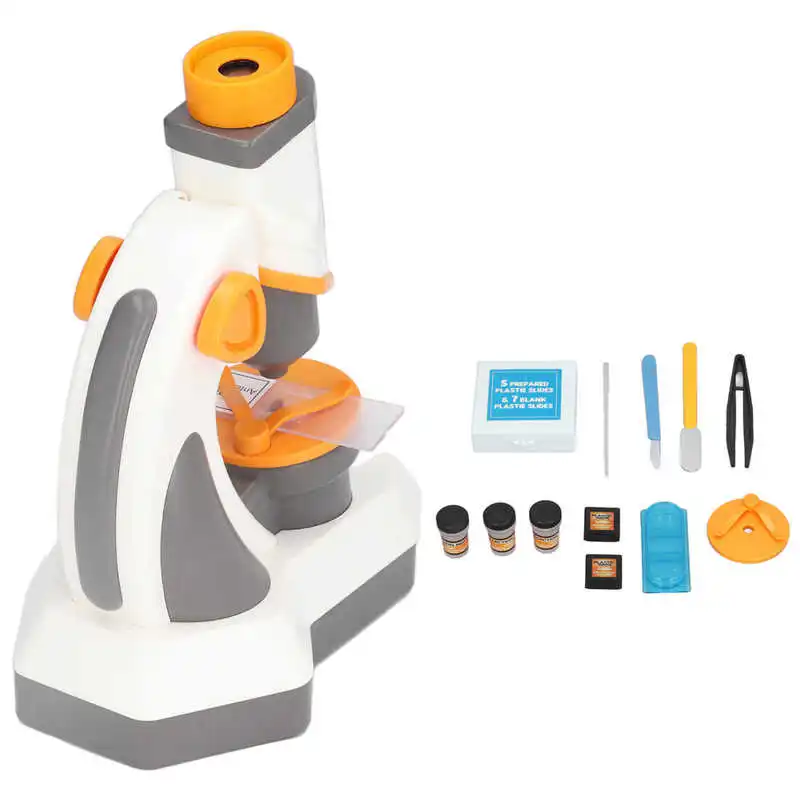 Детский микроскоп научный набор детский с высоким увеличением для домашней игры