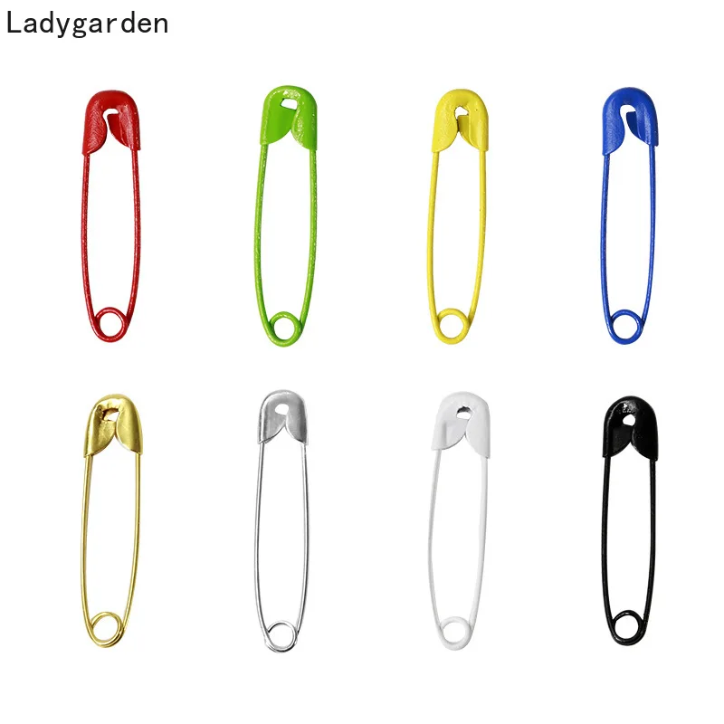 

500 шт., 27 мм защитные булавки, металлические зажимы, разноцветные булавки для вязания крючком, для фиксации маркеров, аксессуары для шитья