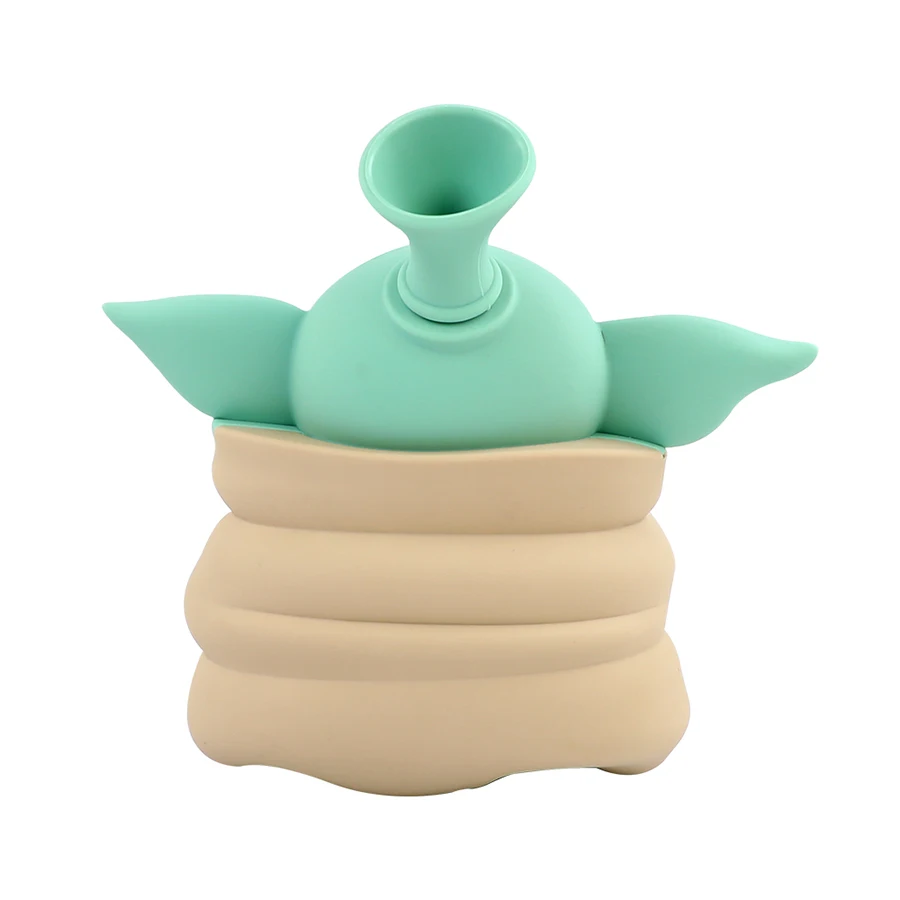 Уникальная трубка для сигарет со стеклянной чашей держатель табака Silicone может