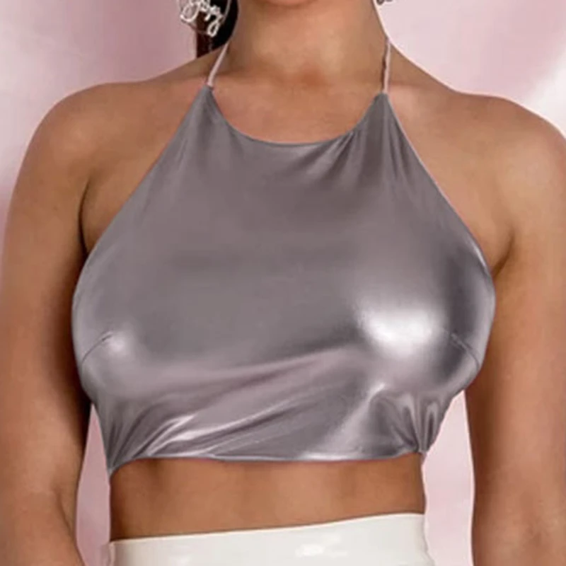 

Женская майка с V-образным вырезом и открытой спиной