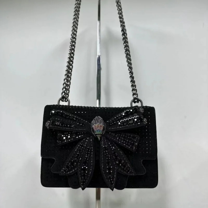 KURT GEIGER LONDON сумка с бантом и бриллиантами модные роскошные женские сумки через