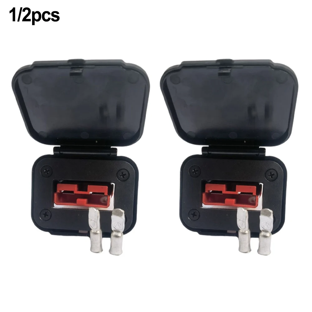 

50A Flush Mount Socket Panel Bracket Panel Cover Electrical Equipment Replacement Parts For Anderson Plug Connector Caravan