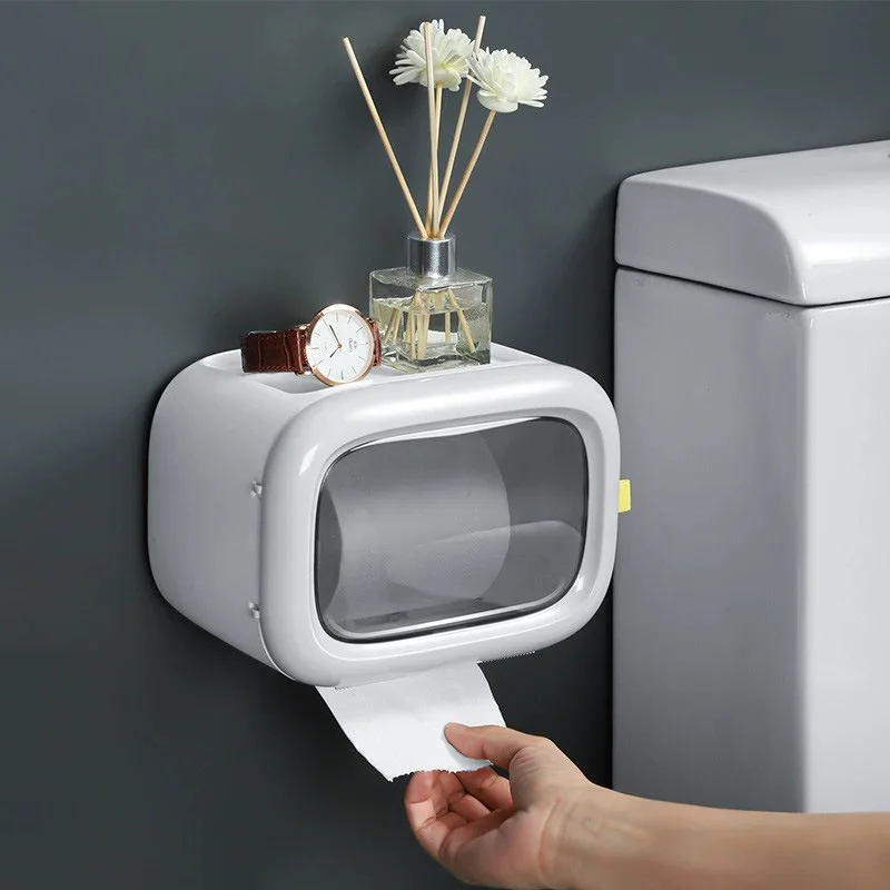 

Картонный дозатор для салфеток, настенный держатель для туалетной бумаги