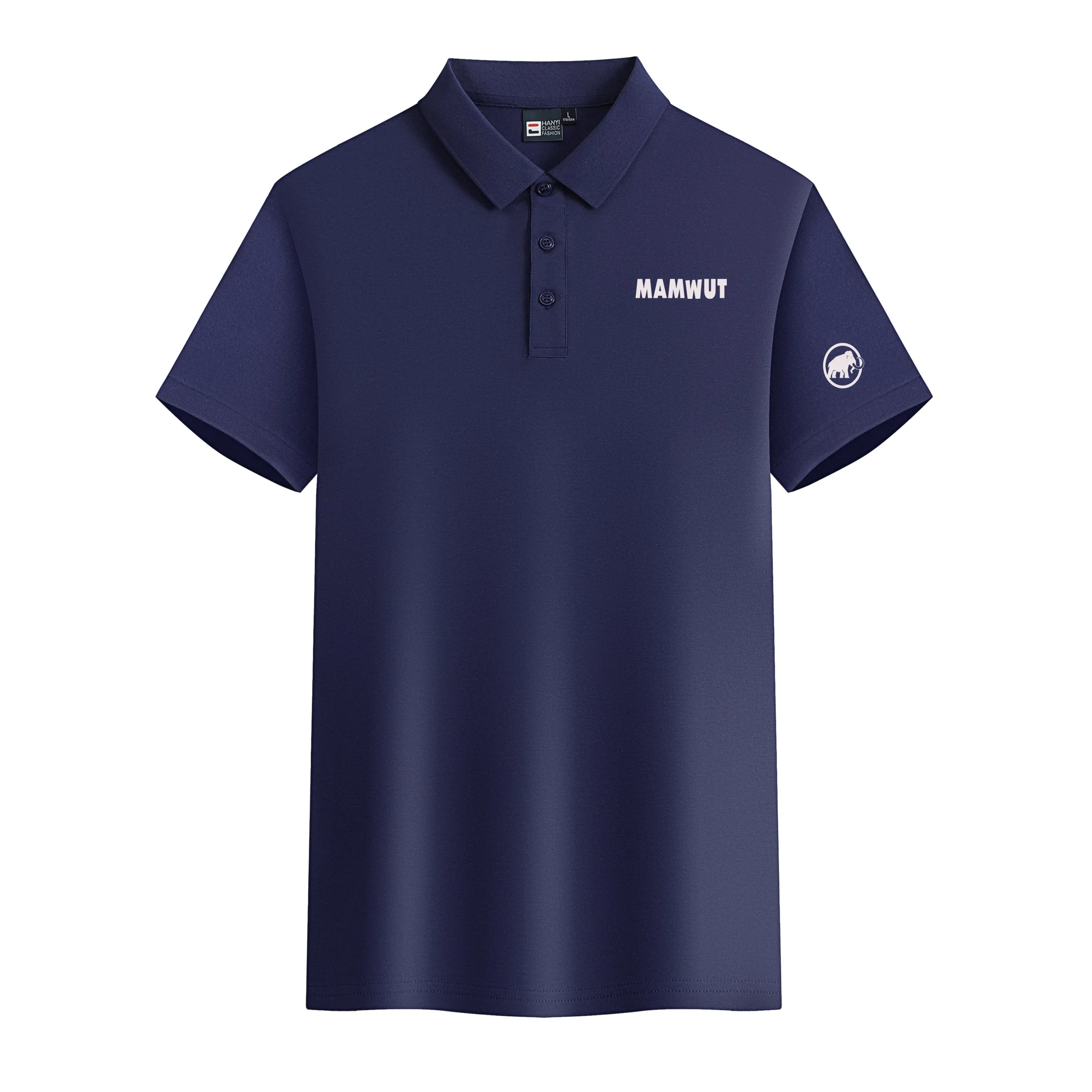 2023 Men's Summer Sports Polo Shirt Men's Lapel Short Sleeve Sports Running Casual T-shirt