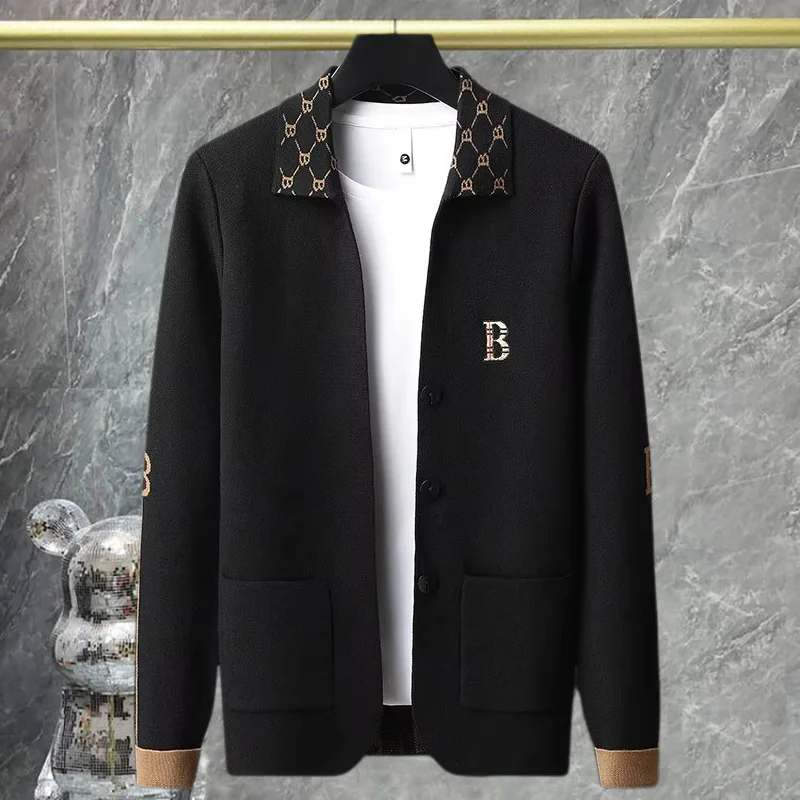 Кардиган мужской с карманами Осень-зима 2024