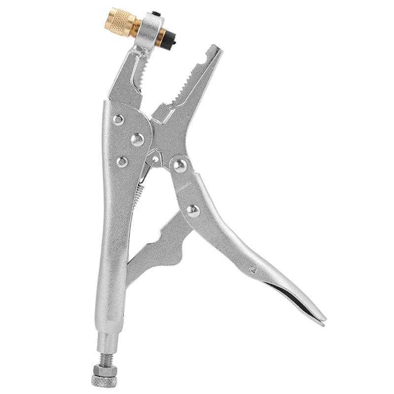 

JFBL Hot Refrigerant Recovery Pliers Refrigeration Tube Locking Tool 1/4In SAE Interface Locking Plier Home Accessories