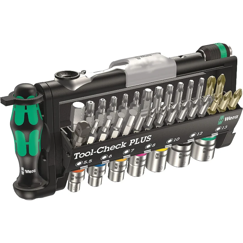 

Wera 056490 Tool-Check Plus Bit Ratchet Set with Sockets - Metric