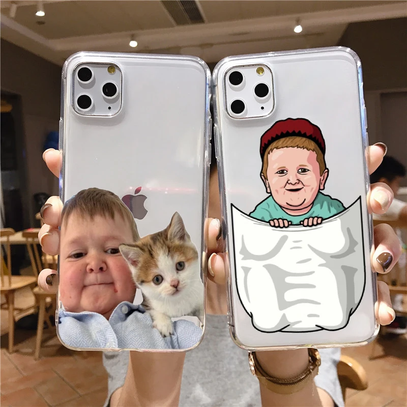 Забавный чехол для телефона hasbulla Magomedov для iPhone 11 12 13 14 Mini Pro Max XR X XS, прозрачный чехол из ТПУ для 8 7 6 Plus SE 2020, чехол
