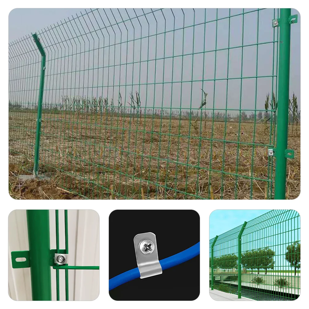 200 комплектов зажимов для проволочной клетки сверхпрочные зажимы забора сада