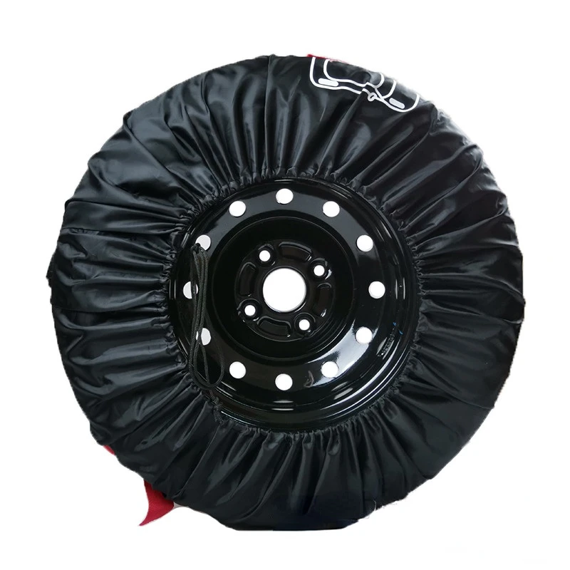 

Car spare tire protection cover 190T 210T polyester taffeta tire cover tire storage bag tire accessories dust protection bag