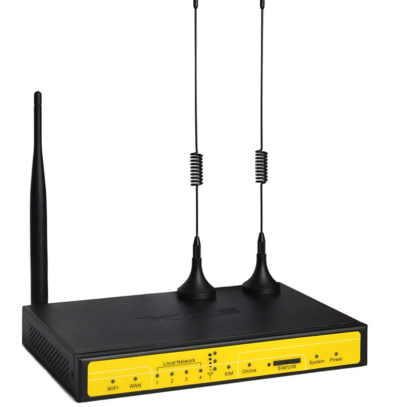 

F3836 industrial wireless network equipment 3g 4g router with sim VPN support to connect to wind turbine by RS232 485