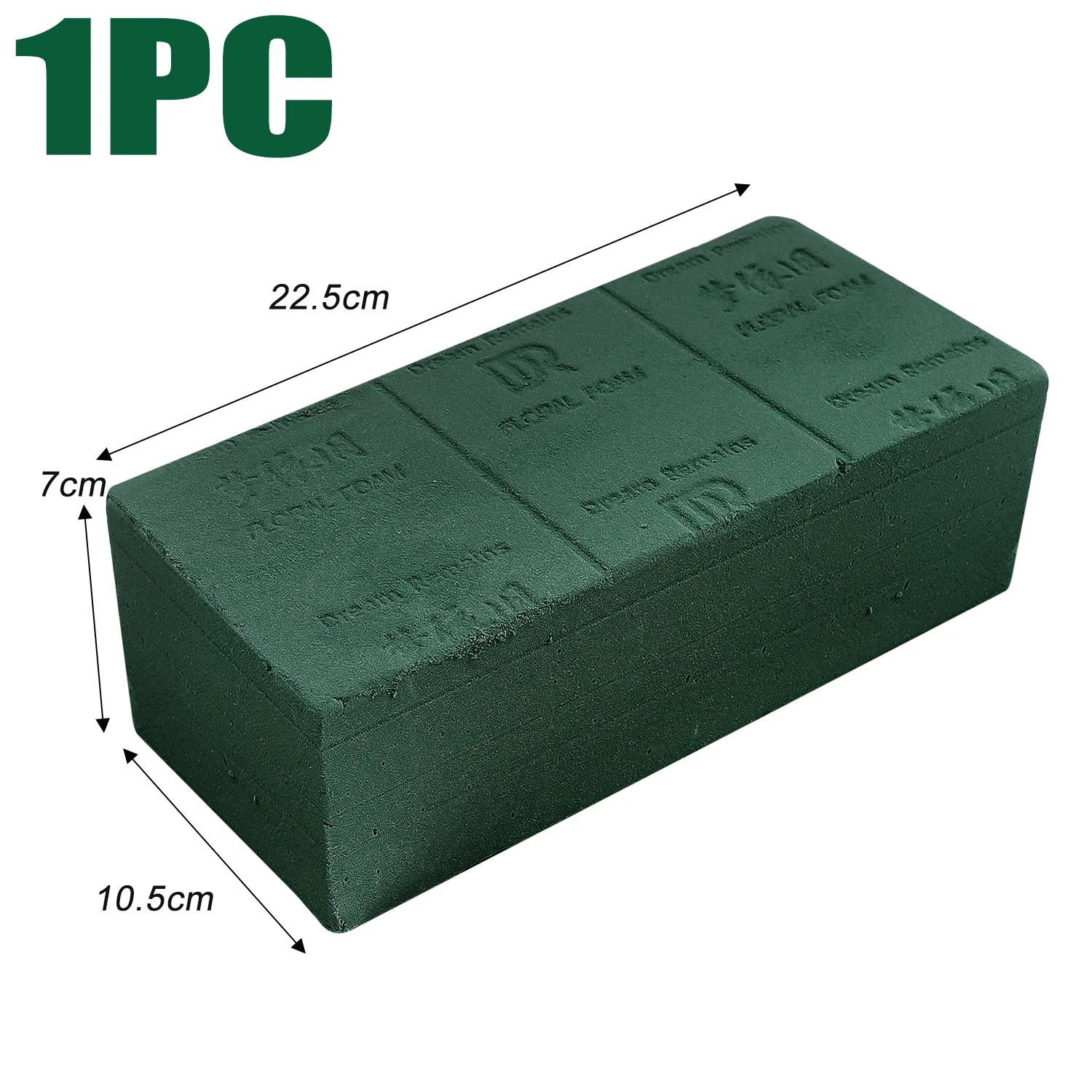 

Флористические пенопластовые блоки зелёного цвета