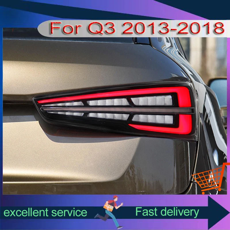 Стайлинг автомобилей для Audi Q3 2013-2018 задний фонарь DRL новый стиль указатель