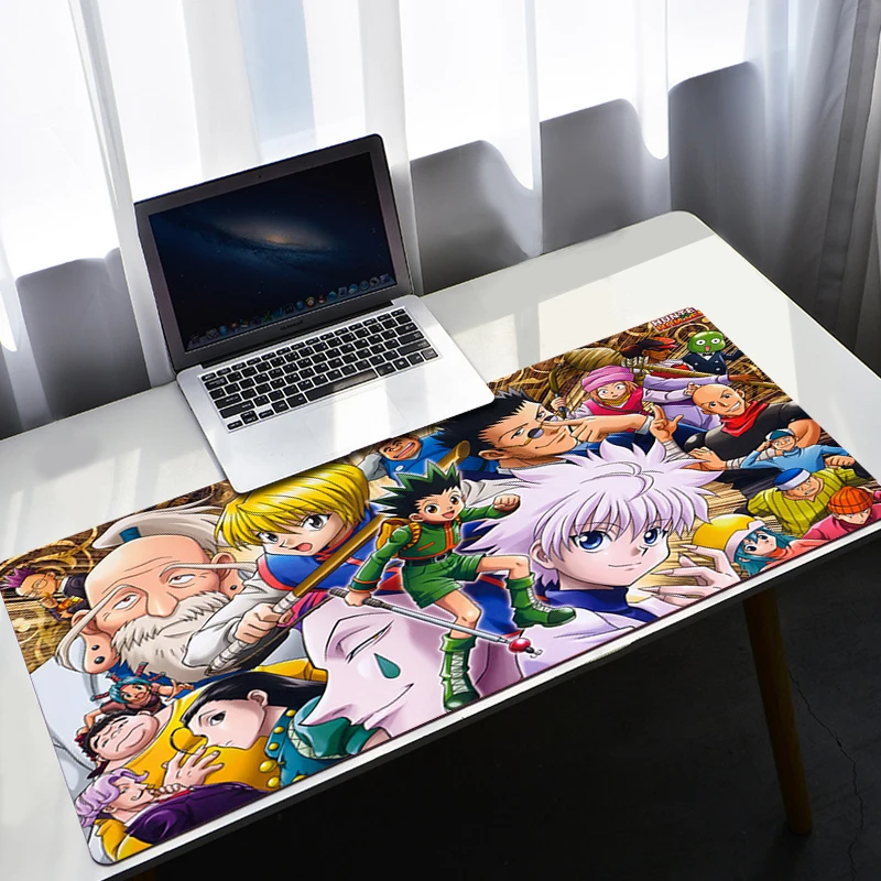 

Rubber Keyboard Hunter X Hunter Mousepad Pc Gamer Mouse Ped Anime Cheapest Stuff Computer Desk Mat Gaming Cabinet Mause Carpet