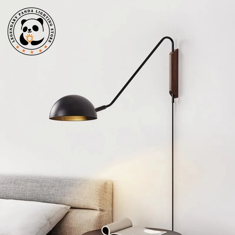 Металлическая лампа в стиле постмодерн итальянский дизайнерский прикроватный