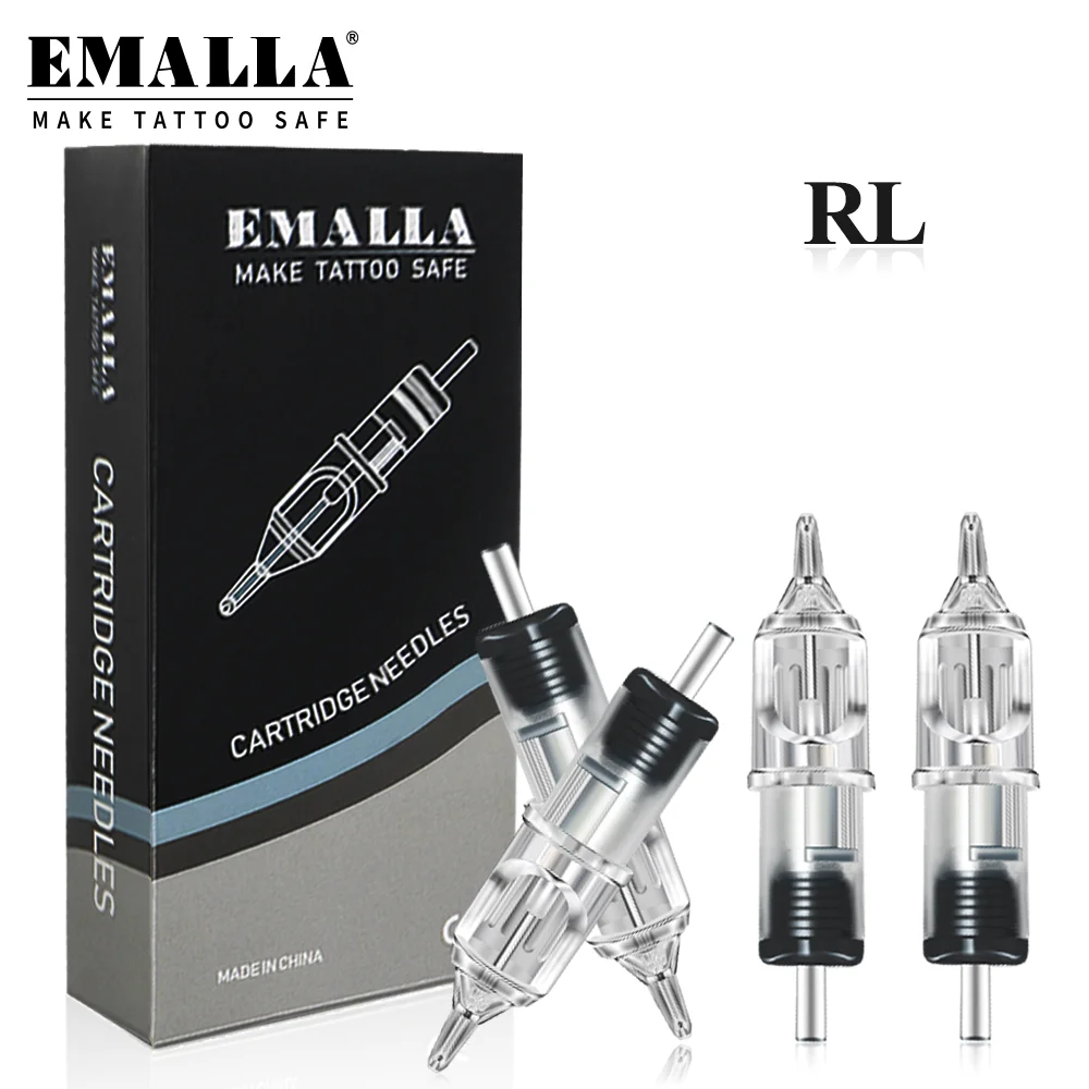

Игла для татуировок EMALLA, 5 шт., Стерильная одноразовая лампа для тату-машинки, инструменты для макияжа, товары для боди-арта