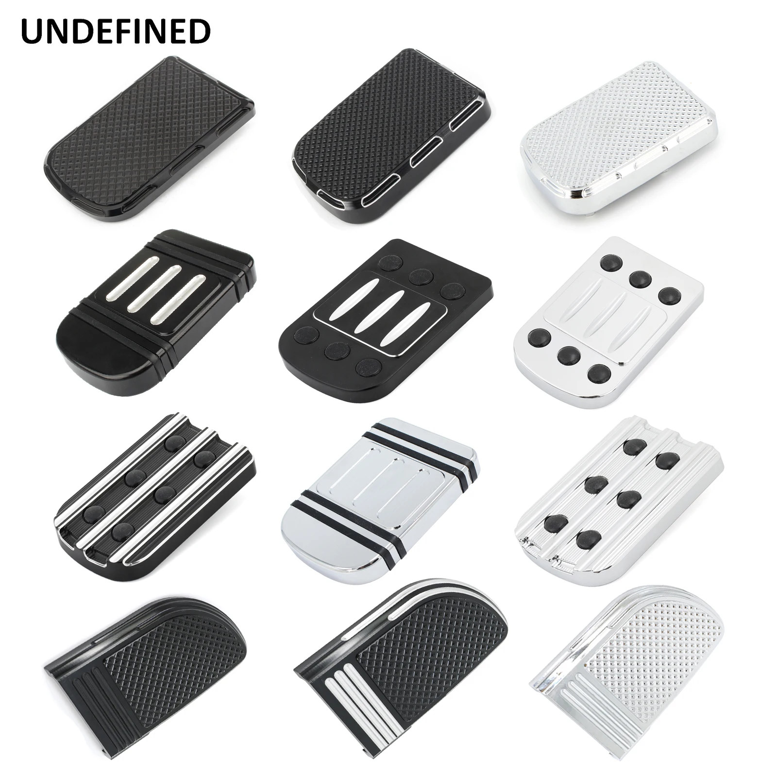 

Motorcycle Large Foot Pegs Footrest Brake Pedal Pad Cover For Harley Touring Electra Street Glide Trike Dyna Fat Boy Softail CVO