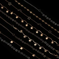 2022 new star moon sunglasses glasses chains lanyards fashion accessories masked eyeglass eyewear gold color chain for women