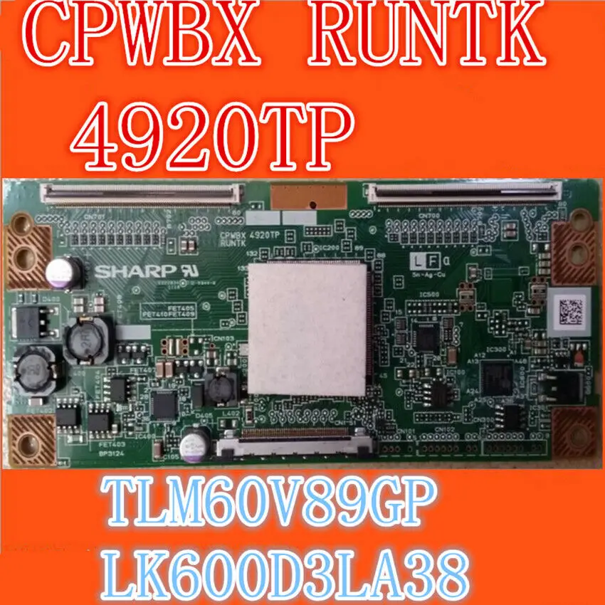 

Оригинальная логическая плата Sharp CPWBX RUNTK 4920TP TLM60V89GP LK600D3LA38