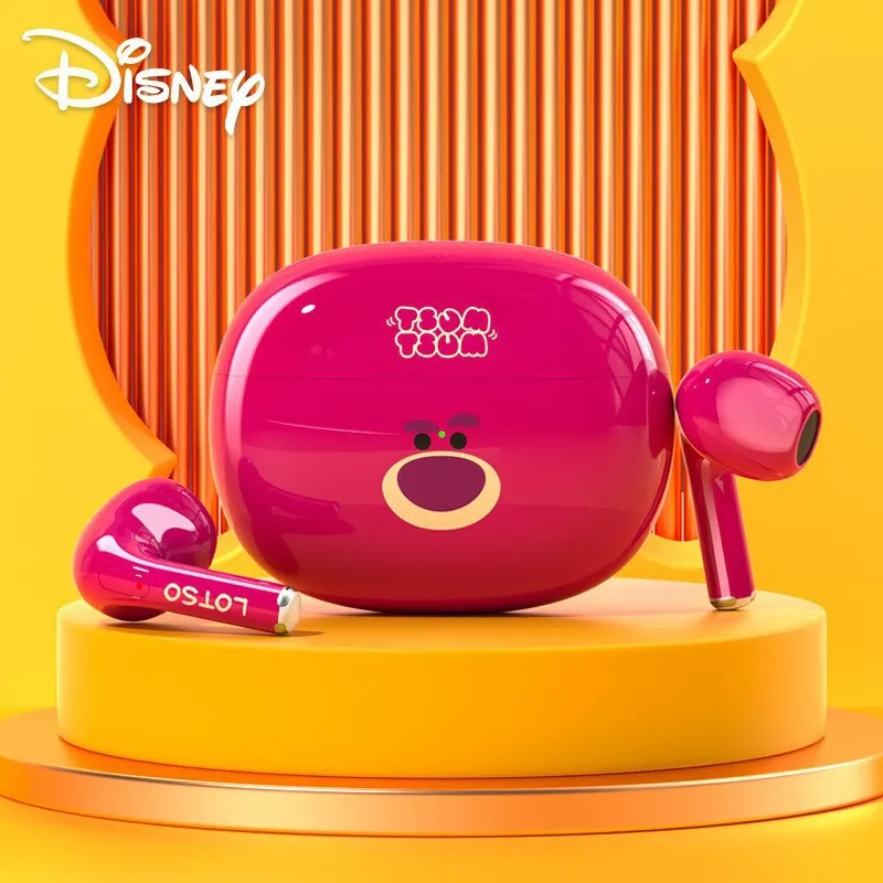 

Disney Q2 True Wireless Bluetooth Headset Strawberry Bear Pooh Bear HiFi Sound Quality Noise Reduction Good-looking