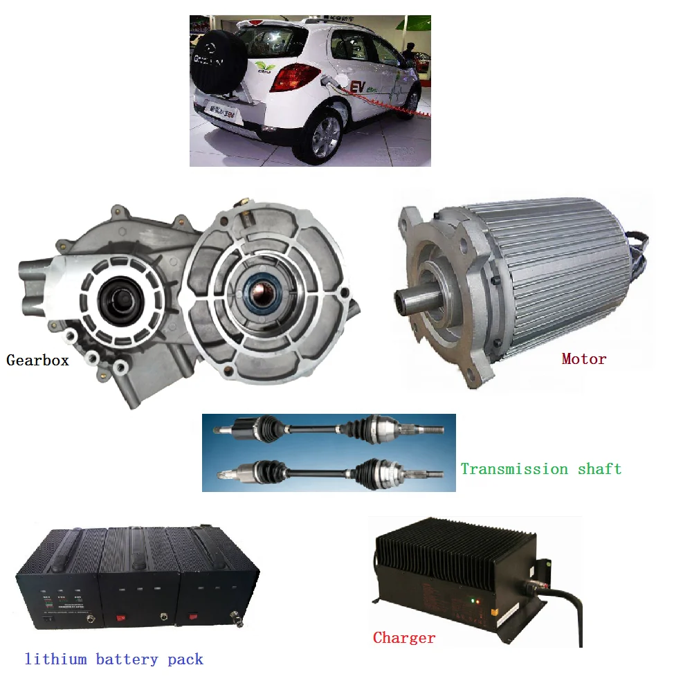 60KW AC Torque Control Electric Car Motor Electric Motor Ev Conversation Kit Universal Conversion Auto