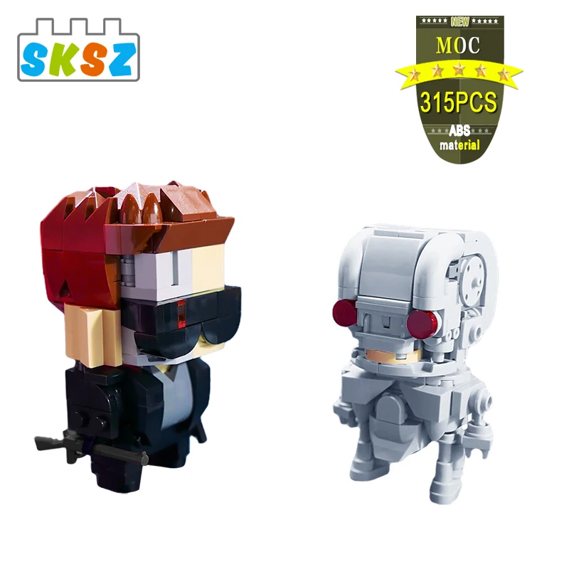 

315pcs TerminatorED Figures Living Tissue Building Blocks Set Kids ideas Blocks Brickheadz Bricks Toy for children birthday gift
