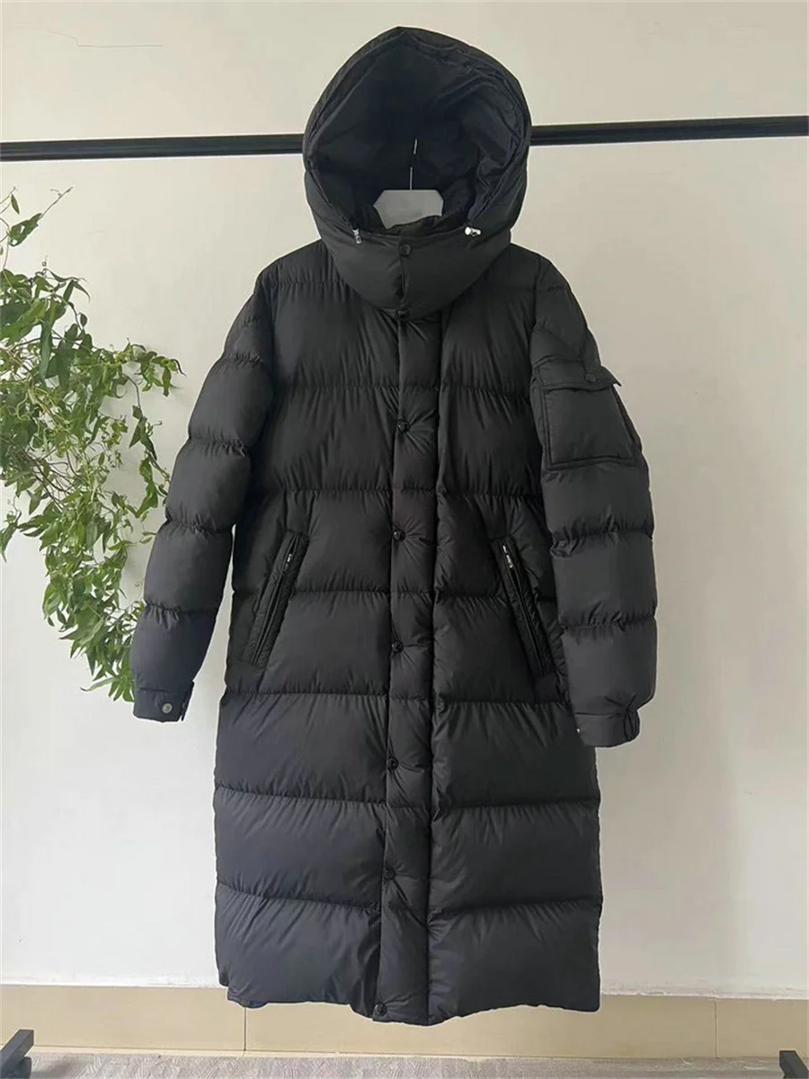 

2023 High-End 1:1 New Long Down Jacket for Men Winter Windproof Warm Coat