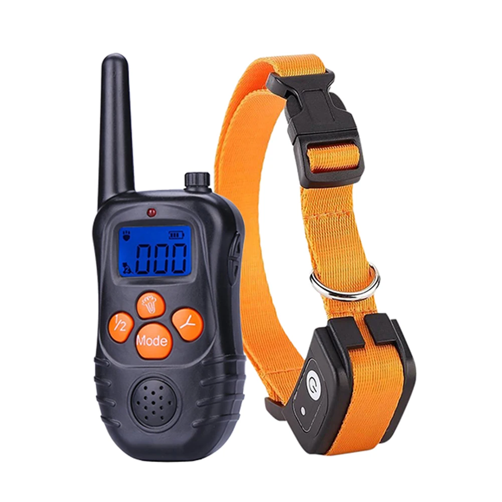 

Rechargeable Dog Training Collar 3 Modes Waterproof Dog Trainer Sound Vibration Shock Dog Barking Collar Adjustable Pet Products