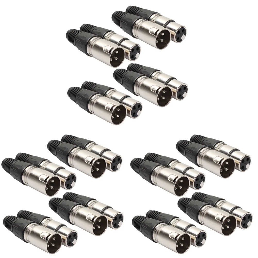 

APWIKOGER 3-контактные разъемы XLR 8 шт.