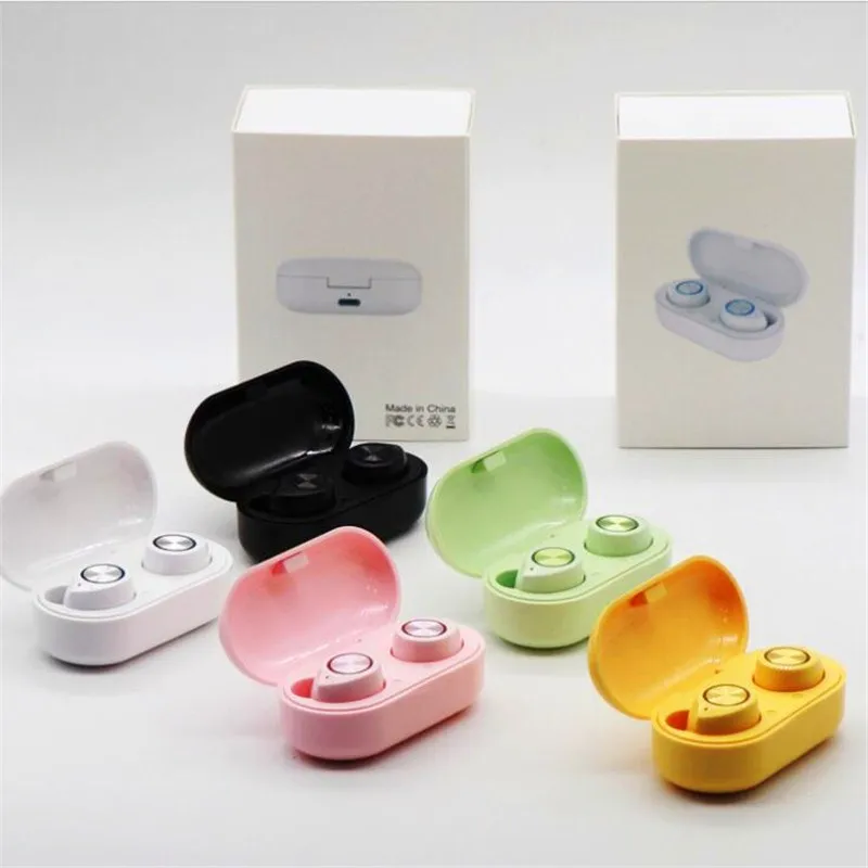 

Wireless Bluetooth Earphone TW60 TWS HIFI Stereo Noise Reduction iPX5 Haedset Multicolor Bluetooth 5.0 Headphones with Mic