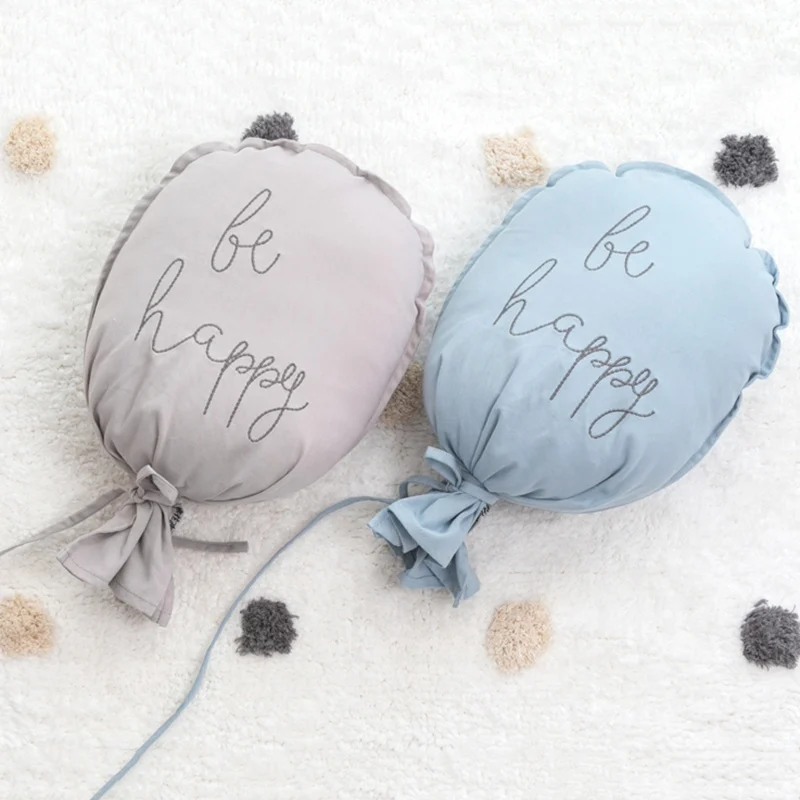 

Wall Hanging Ornaments for Chilren Bedroom Cotton Balloon Shape Pillow Nordic Decorative Kids Room Decor Photography Props