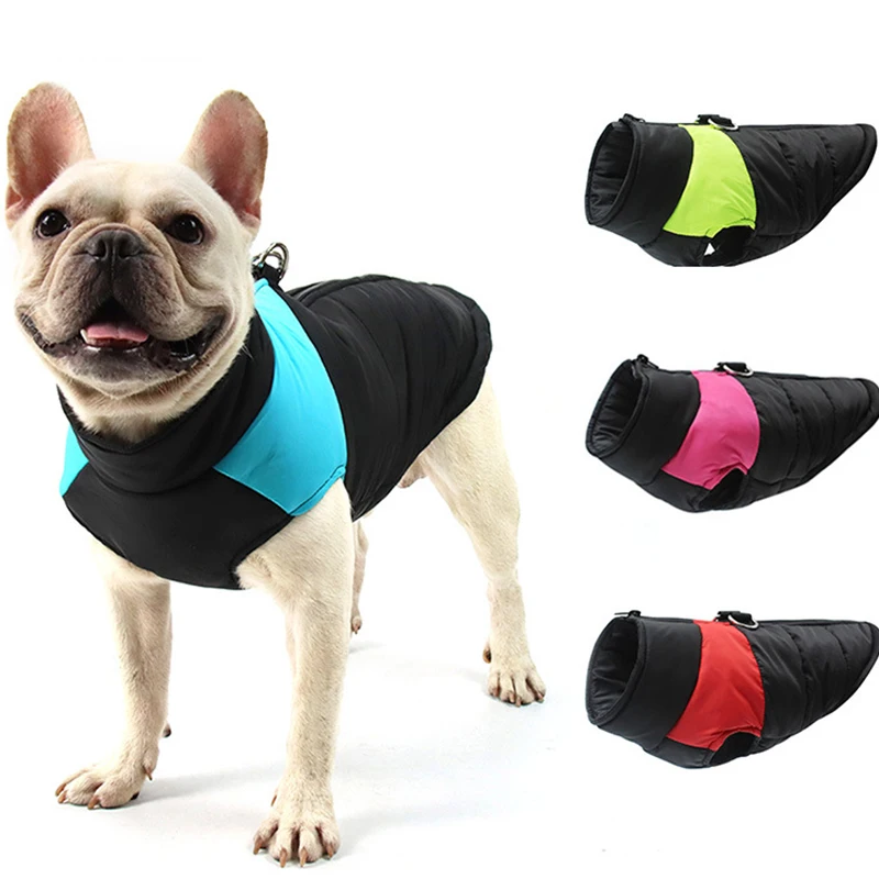

Winter Comfortable Warm Dog Clothes Waterproof Outfit Vest Winter Windproof Puppy Jacket Coat Padded Pet Clothes Dog Accessories