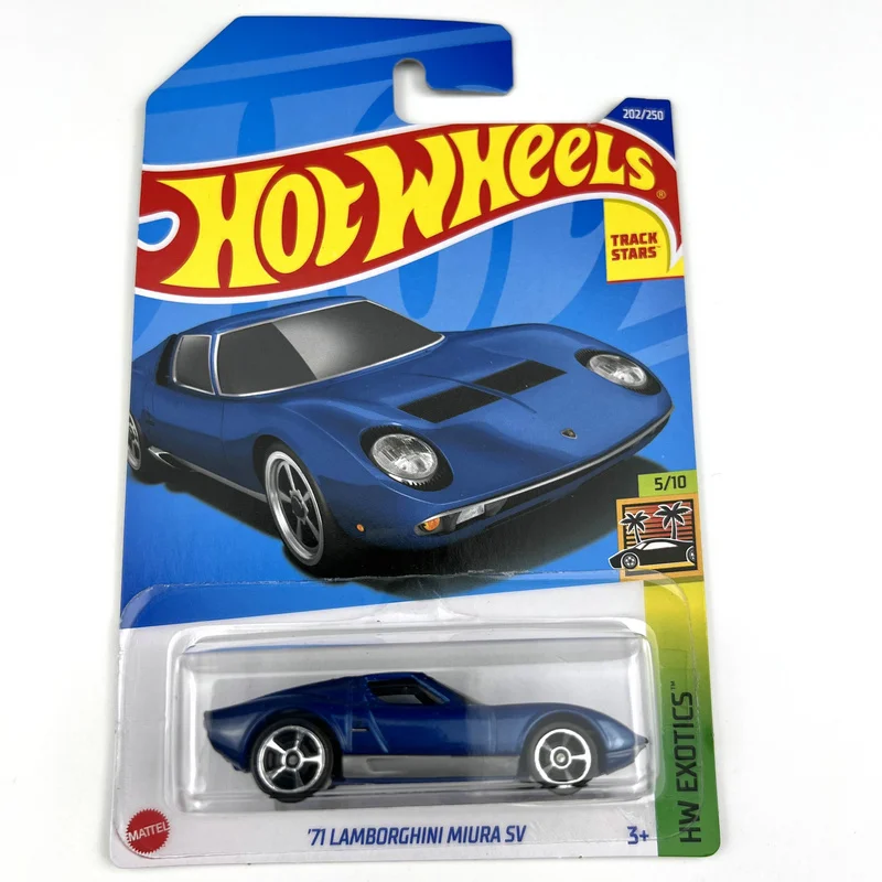 2022-202 Hot Wheels Cars 71 LAMBORGHINI MIURA SV 1/64 Коллекция металлических литых моделей игрушечных