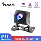 Podofo AHD камера заднего вида HD камера заднего вида парковочный видео монитор водонепроницаемый резервный объектив ночного видения 6 м кабель для автомобильного радио Mp5