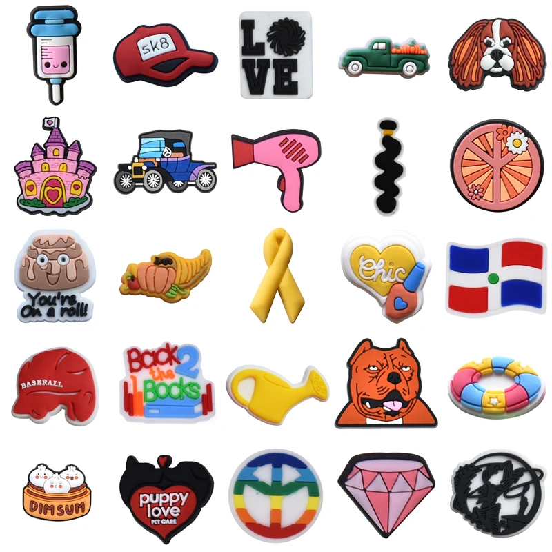 

for Croc Charm Kids Shoes Accessories Xmas Gifts Designer Decorations Jeans Shoe Charms Women New Summer Pins for Crocs Charms