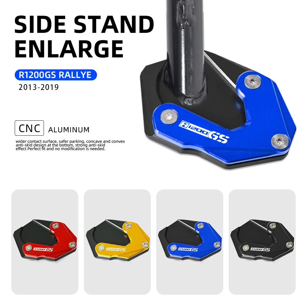 

FOR BMW R 1200 GS LC R1200GS Rallye 2013 2014 2015 2016 2017 2018 2019 Side Stand Pad Plate Kickstand Enlarger Support Extension