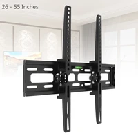 universal 30kg adjustable tv wall mount bracket flat panel tv frame support 15 in tilt with level for 26 55 inch lcd led monitor