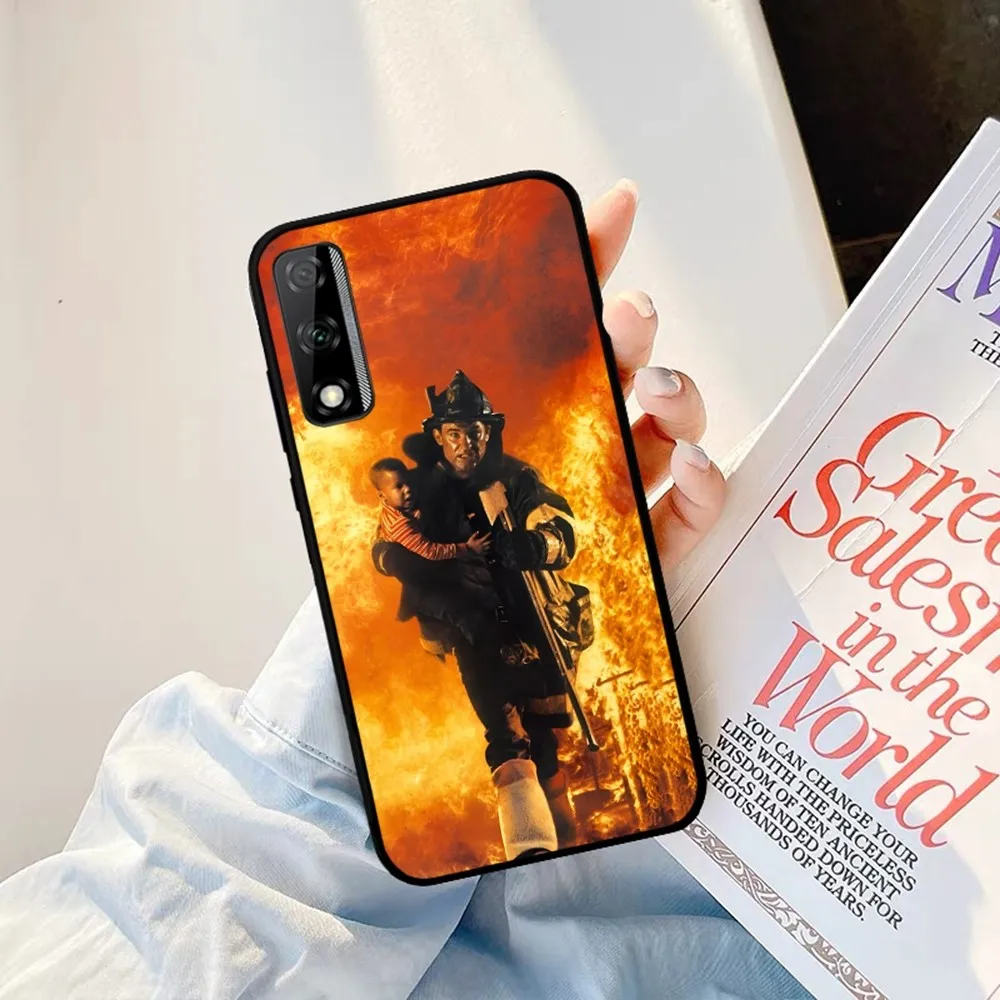 Чехол для телефона Firefighter Heroes Fireman Huawei Y9 6 7 5 Prime Enjoy 7s 8 plus 7a 9e 9plus 8E Lite Psmart Shell