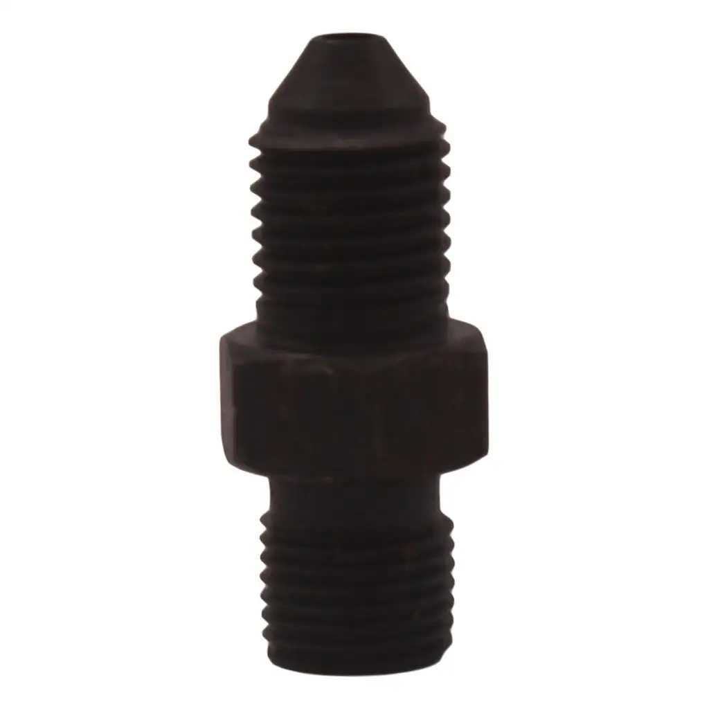 

4AN Male/16-24in Male инвертированный стальной фитинг, анодированный черный