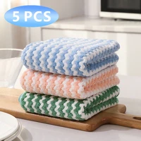 kitchen dish cloth table rags non stick oil thickened high efficiency tableware cleaning cloth kitchen cleaning supplies