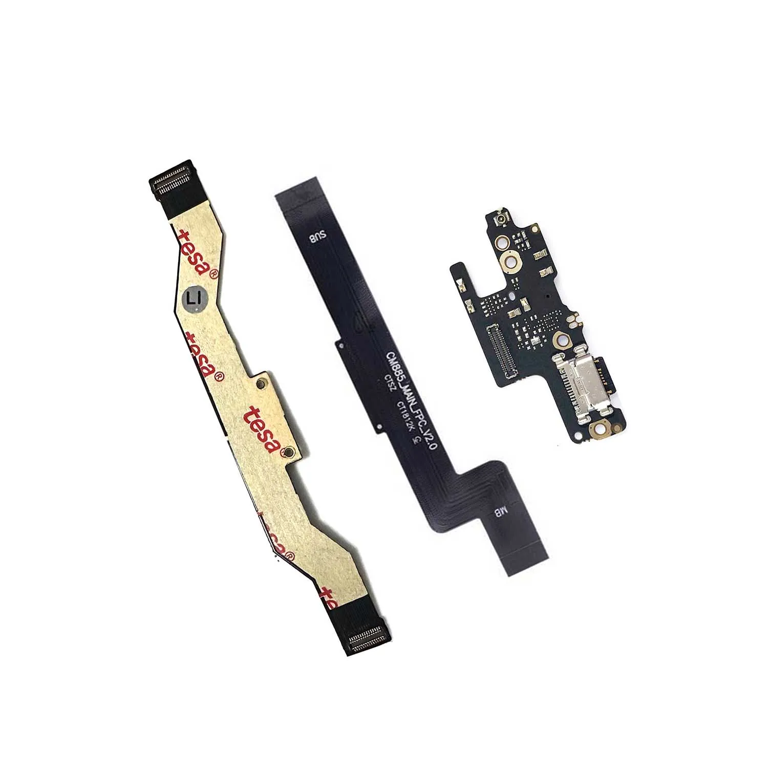 Фото Для Xiaomi Redmi Note2 Note3 Note4 Note4X Note5 Note5A Note6 Note7 Note8 Note8Pro Note8T: гибкий кабель для зарядки, порт USB-зарядки №1