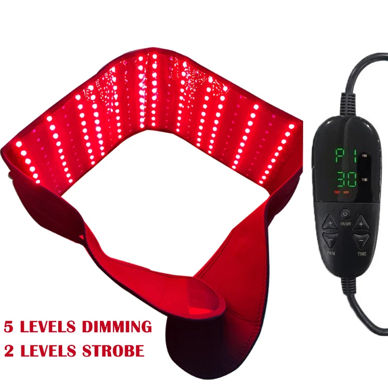 

880nm Led Wrap Back Red Light Therapy Devices Near Infrared Pain Relief Pad Home Use Wearable Belt Deep Penetrating Body Joints