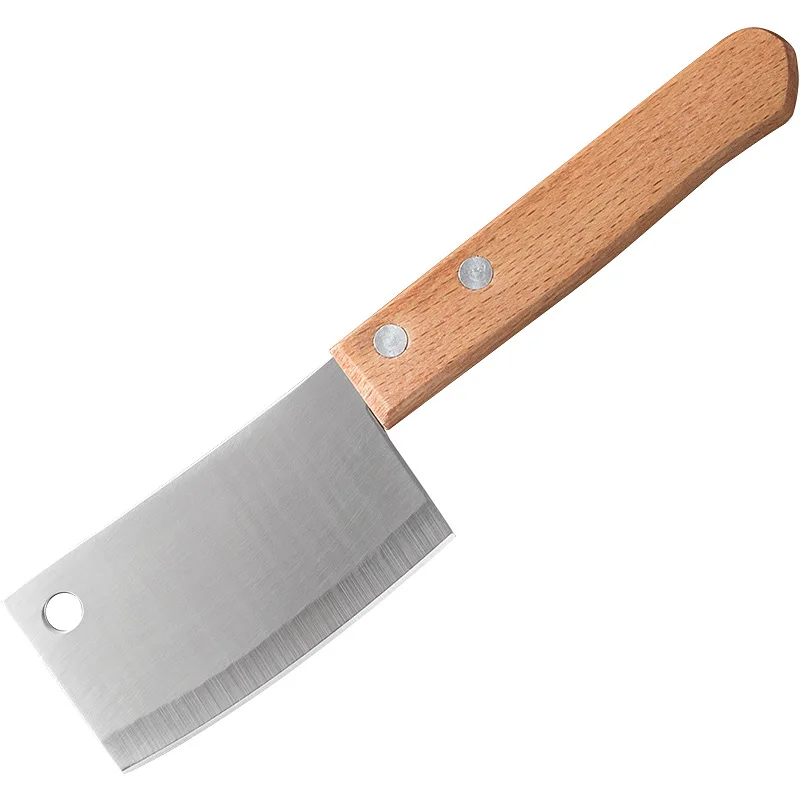 

Mini Stainless Steel Kitchen Utensils Axe Barbecue Cooked Food Outdoor Barbecue Portable Knife Small Kitchen Knife