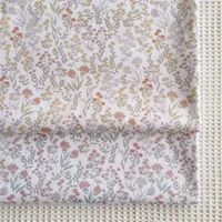 160x50cm idyllic small floral starry cotton twill sewing fabric making bedding handmade homewear cloth