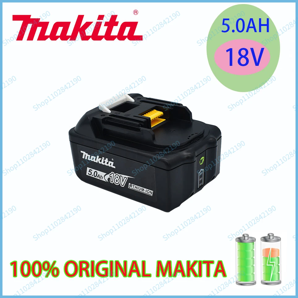 

Makita 18V 5.0AH lithium-ion power tool rechargeable battery for Makita BL1830 BL1840 BL1850 BL1860