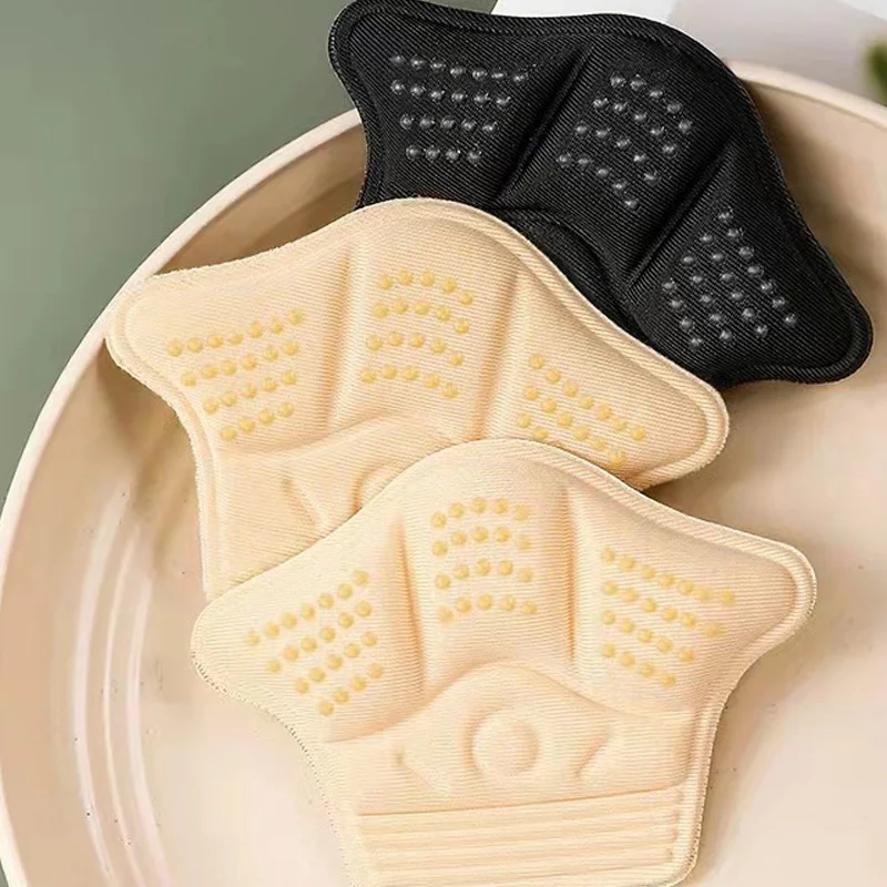 lnsoles Patch Heel Pads For Sport Shoes Adjustable Size Antiwear Feet Pad Cushion Insert Insole Heel Protector Back Sticker 2pcs