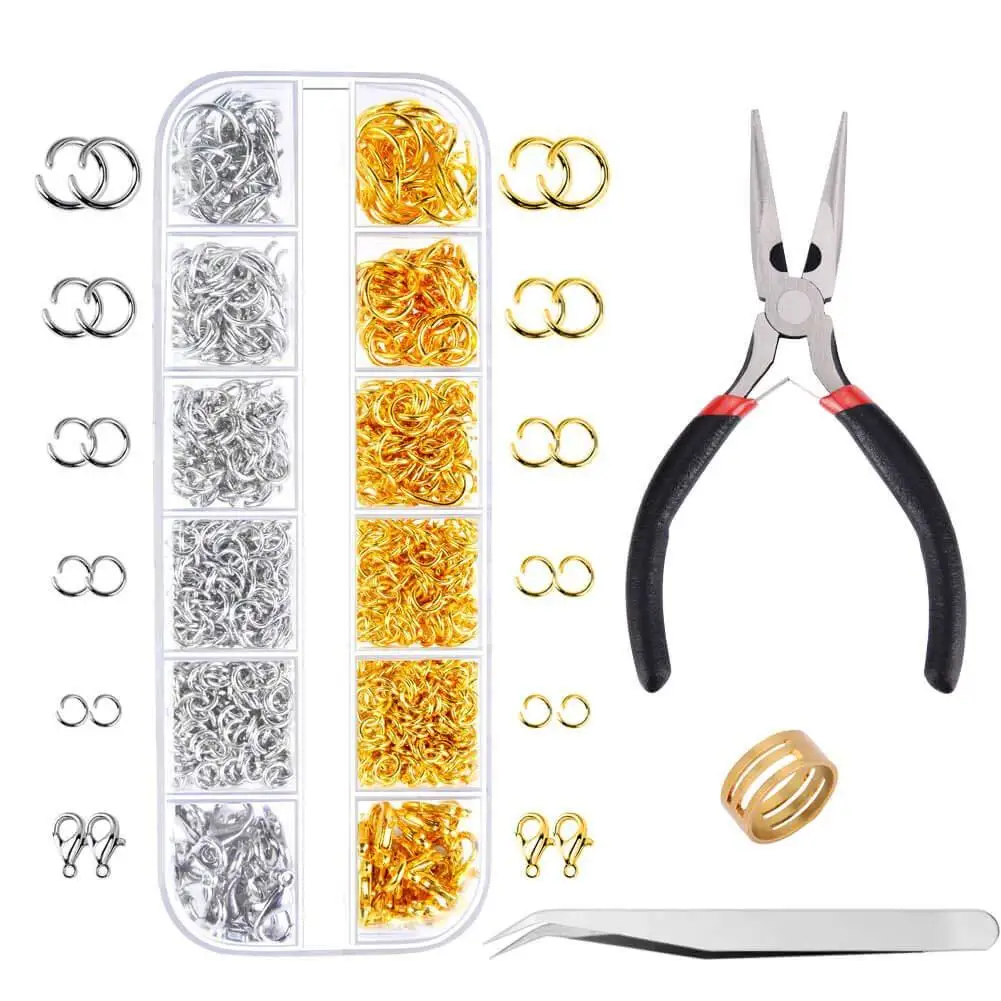 

Lobster Clasp Open Single Loops Jewelry Making Supplies Kit