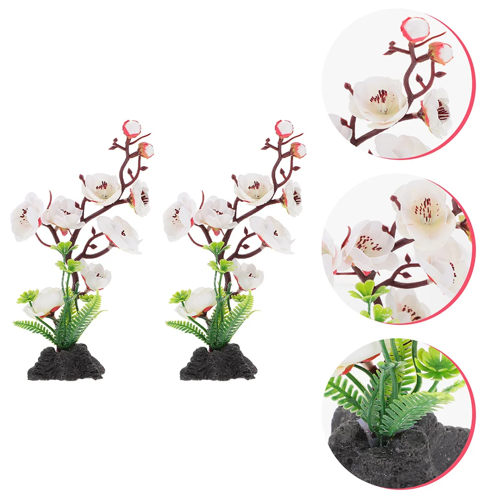 

Flower Sushi Decor Plate Decoration Sashimi Dish Artificial Japanese Ornaments Flowers Home Restaurant Plum Lifelike Fake