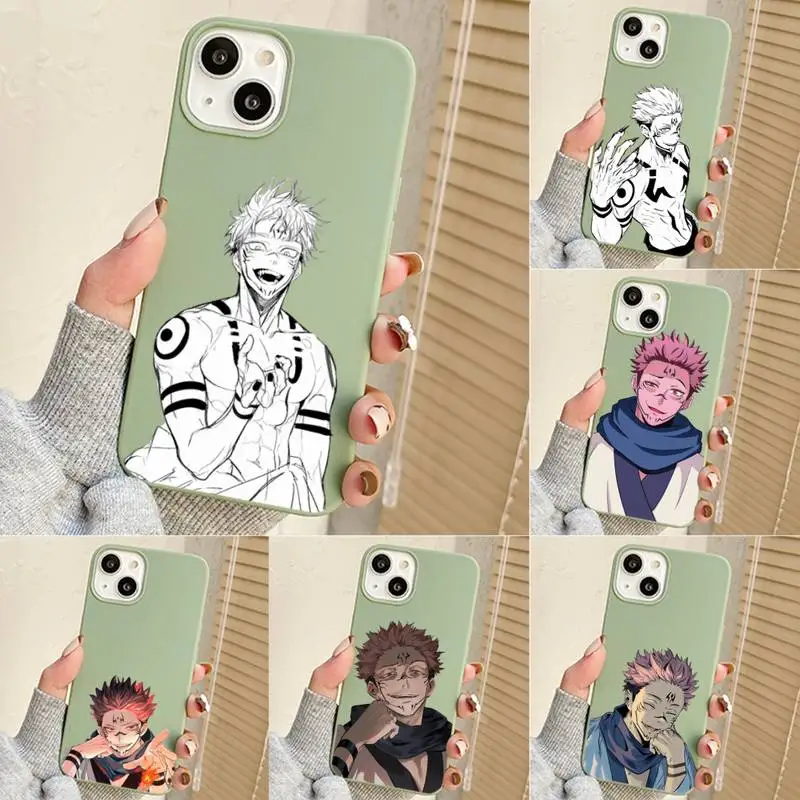 

Anime Jujutsu Kaisen Phone Case For Iphone 7 8 Plus X Xr Xs 11 12 13 Se2020 Mini Mobile Iphones 14 Pro Max Case